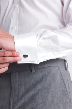 Regular Fit White Stretch Shirt