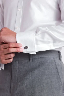 Regular Fit White Twill Shirt