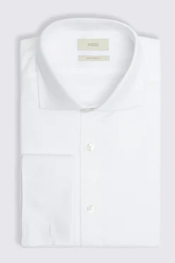 Regular Fit White Twill Shirt