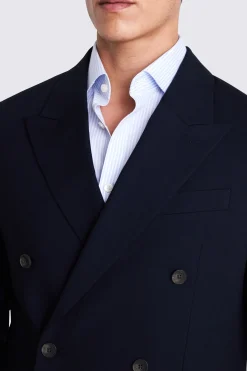 Relaxed Fit Navy Suit