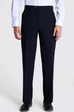 Relaxed Fit Navy Suit