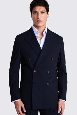 Relaxed Fit Navy Suit