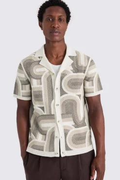 Retro Crochet Knitted Shirt