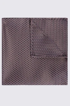 Rose Textured Pocket Square