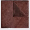 Rust Textured Pocket Square
