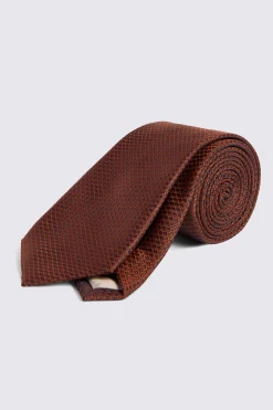 Rust Textured Tie