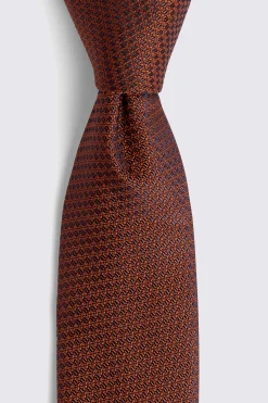 Rust Textured Tie