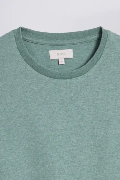 Sage Melange Crew-Neck T-Shirt