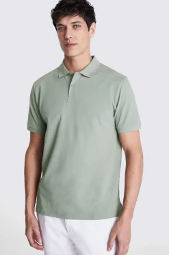 Sage Piqué Polo Shirt