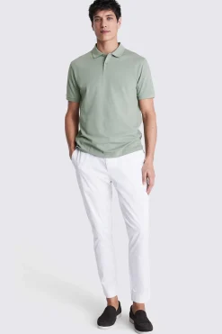 Sage Piqué Polo Shirt