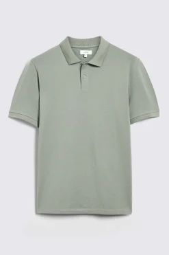 Sage Piqué Polo Shirt