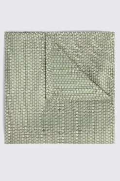 Sage Textured Pocket Square