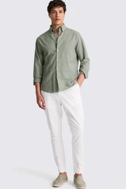 Sage Washed Oxford Shirt