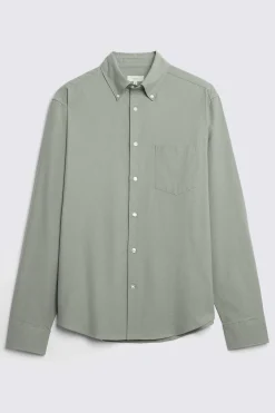 Sage Washed Oxford Shirt