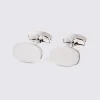 Silver Brushed Cufflinks