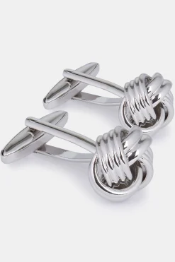 Silver Knot Cufflinks