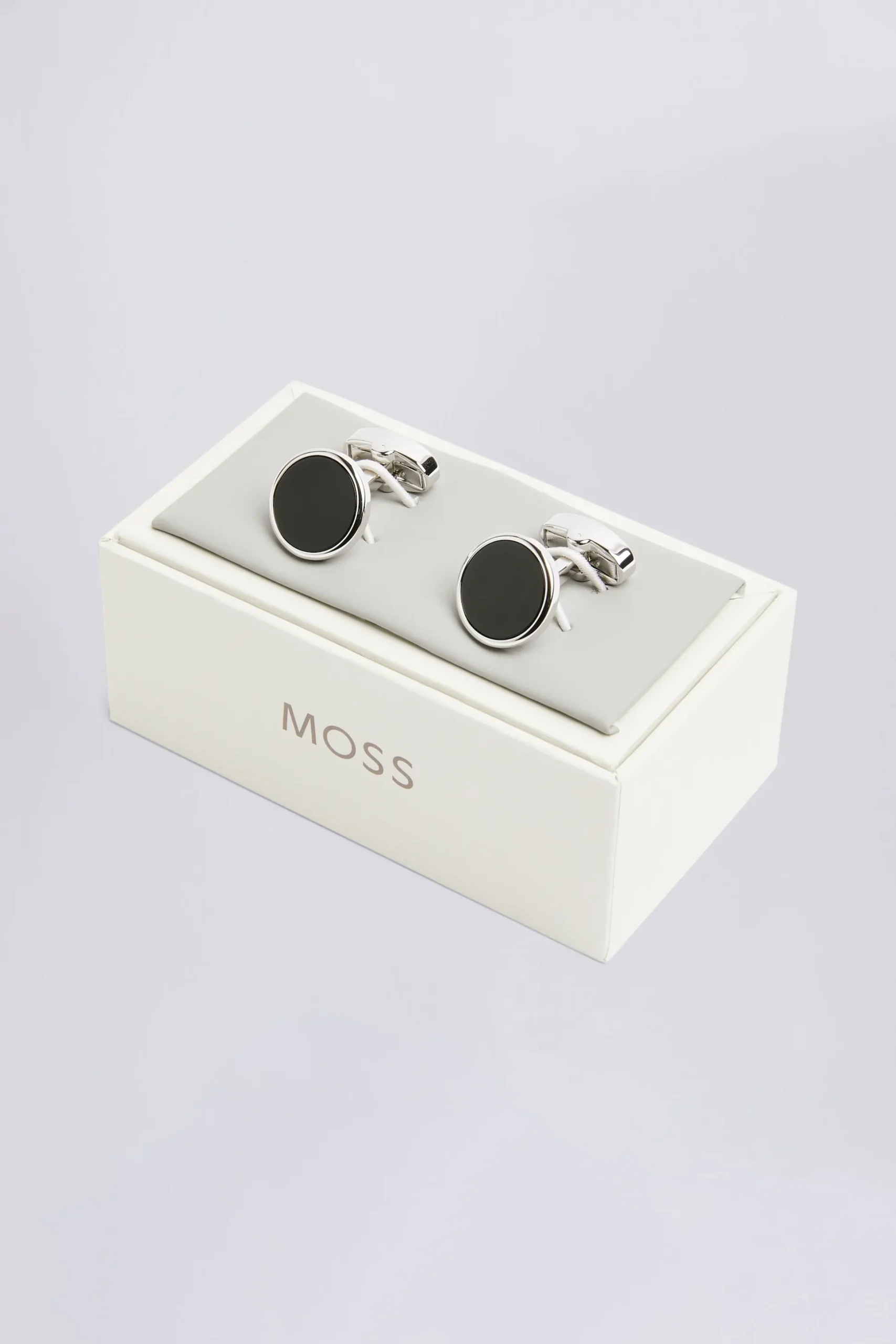 Silver Onyx Cufflinks