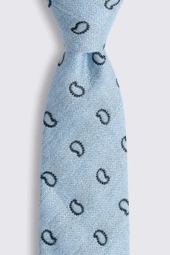 Sky Paisley Tie