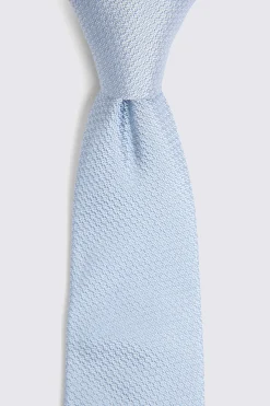 Sky Silk Semi Plain Tie