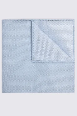 Sky Silk Semi-Plain Pocket Square