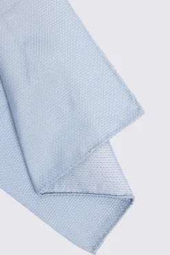 Sky Silk Semi-Plain Pocket Square