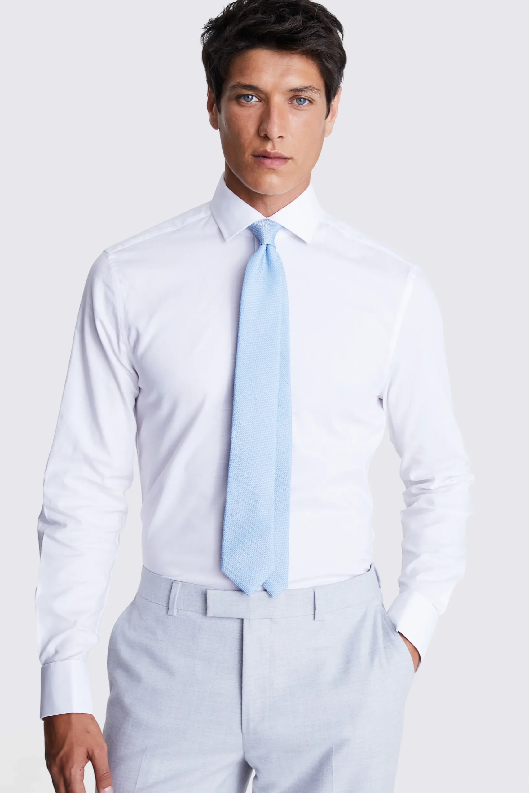 Sky Textured Tie