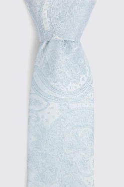 Sky Wedding Paisley Tie