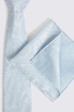 Sky Wedding Paisley Tie