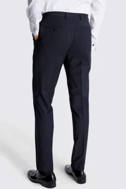Slim Fit Black Dress Trousers