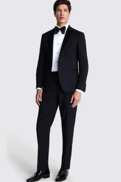Slim Fit Black Notch Lapel Tuxedo Jacket