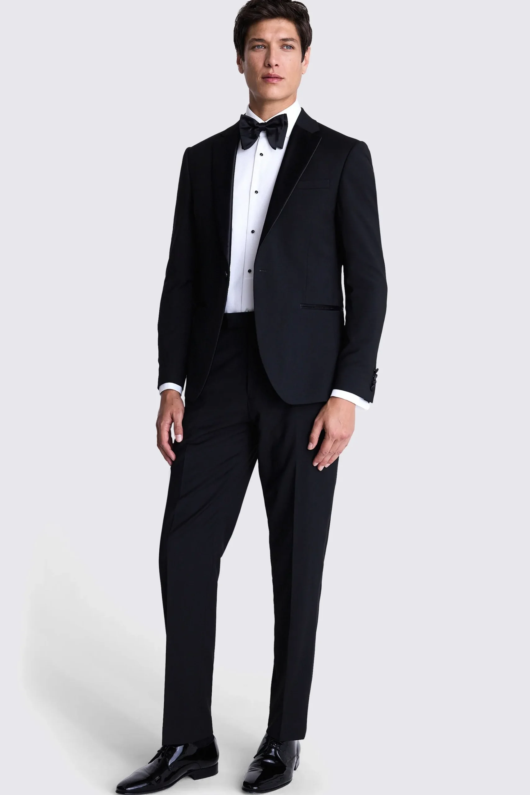 Slim Fit Black Notch Lapel Tuxedo Jacket