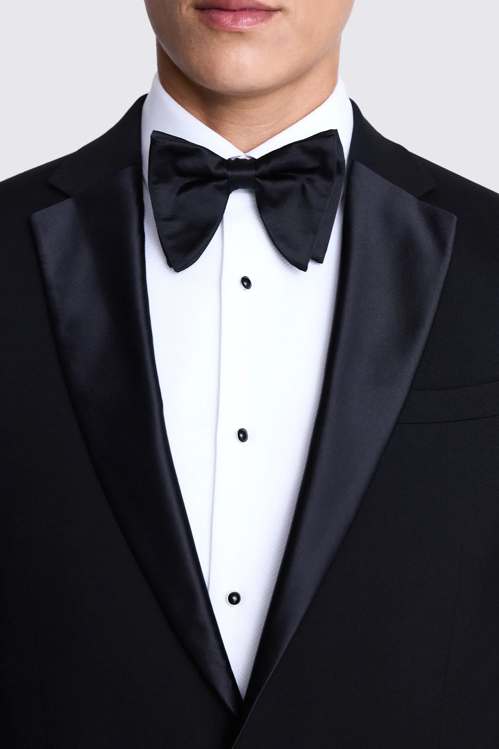 Slim Fit Black Notch Lapel Tuxedo Jacket