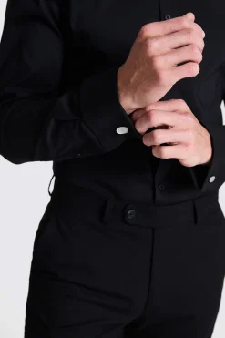Slim fit Black Stretch Shirt