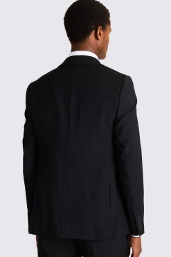 Slim Fit Black Stretch Suit