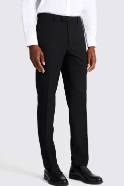 Slim Fit Black Stretch Suit