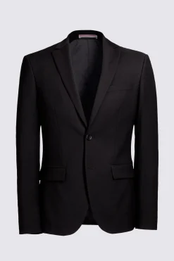 Slim Fit Black Stretch Suit