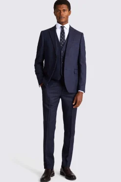 Slim Fit Blue Twisted Suit