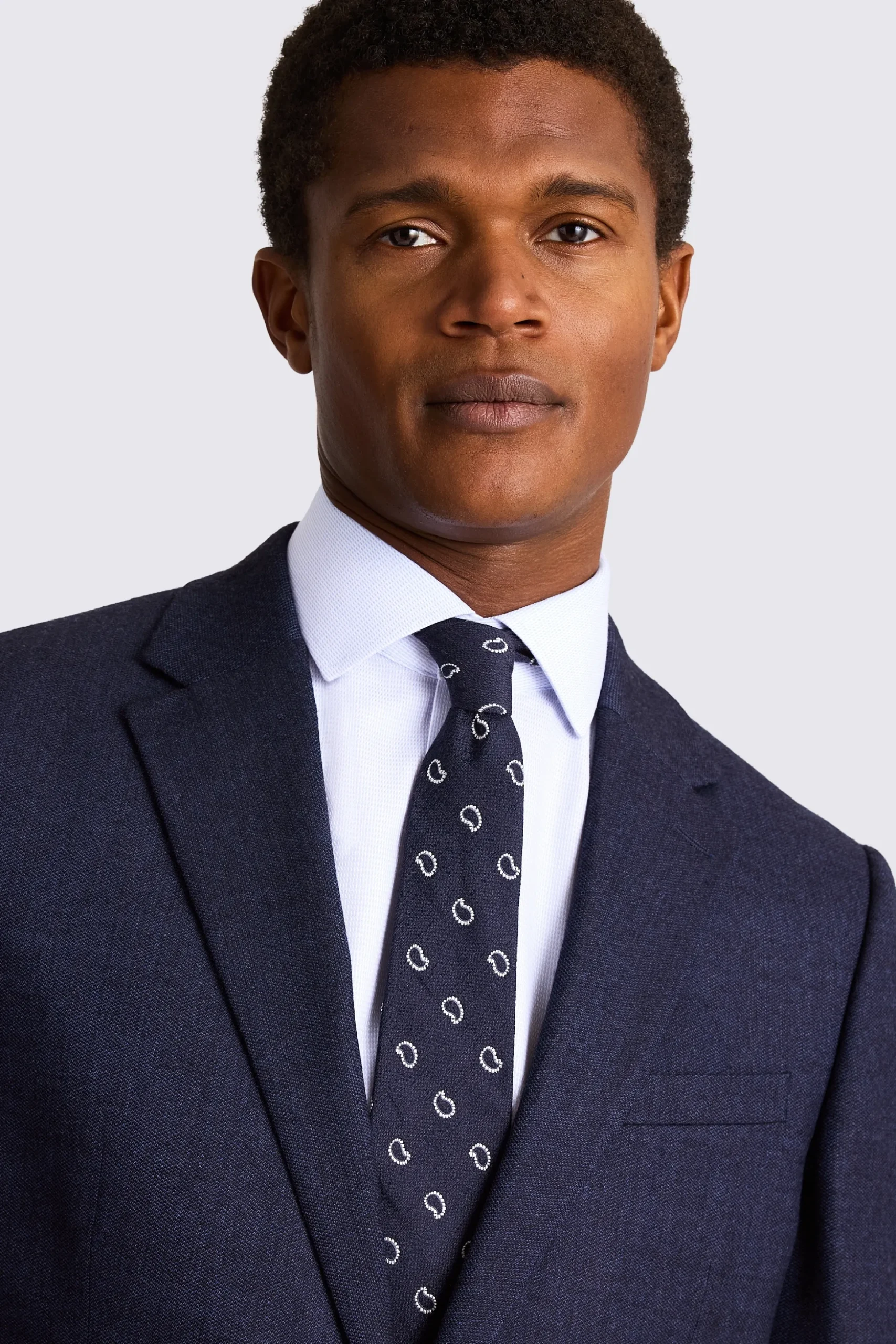 Slim Fit Blue Twisted Suit