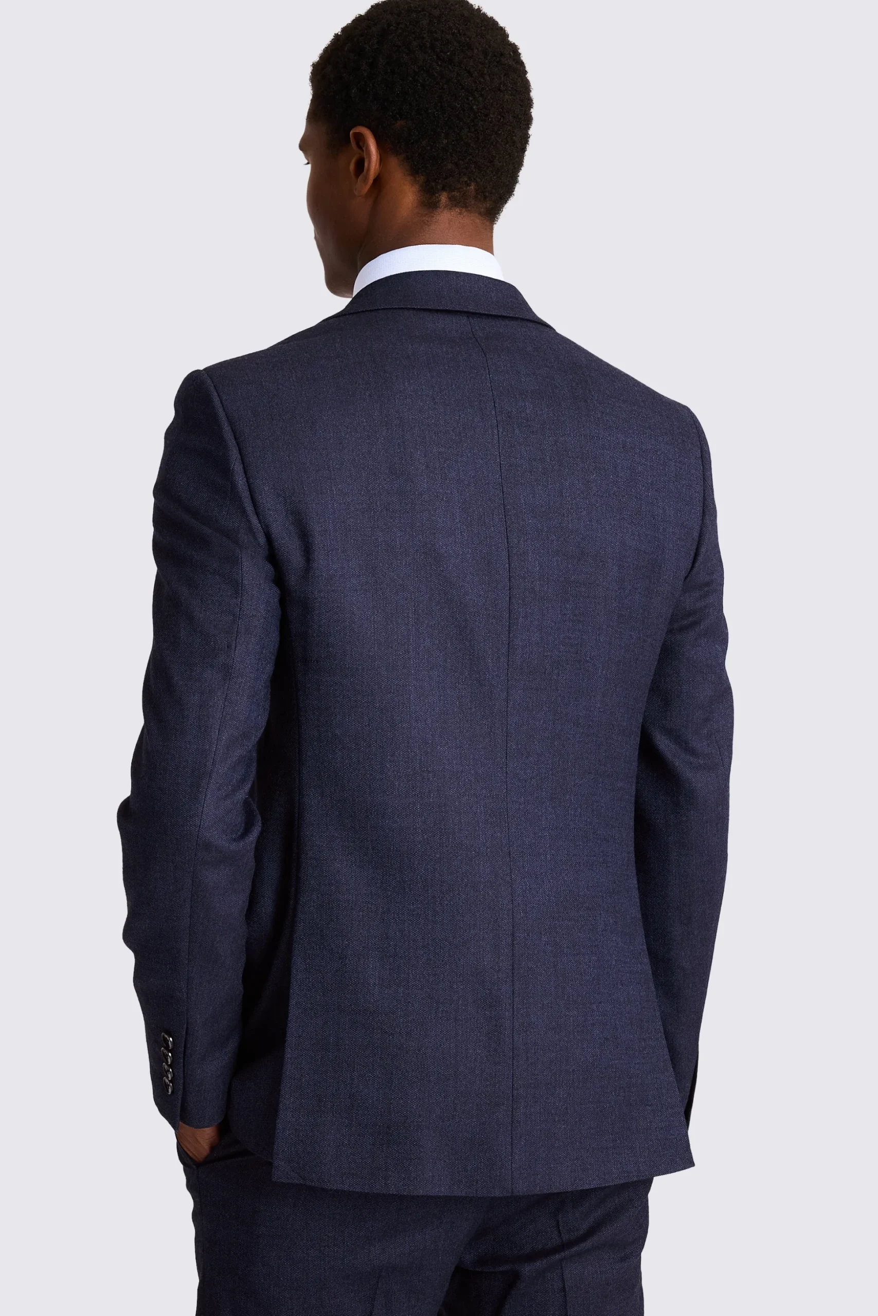 Slim Fit Blue Twisted Suit