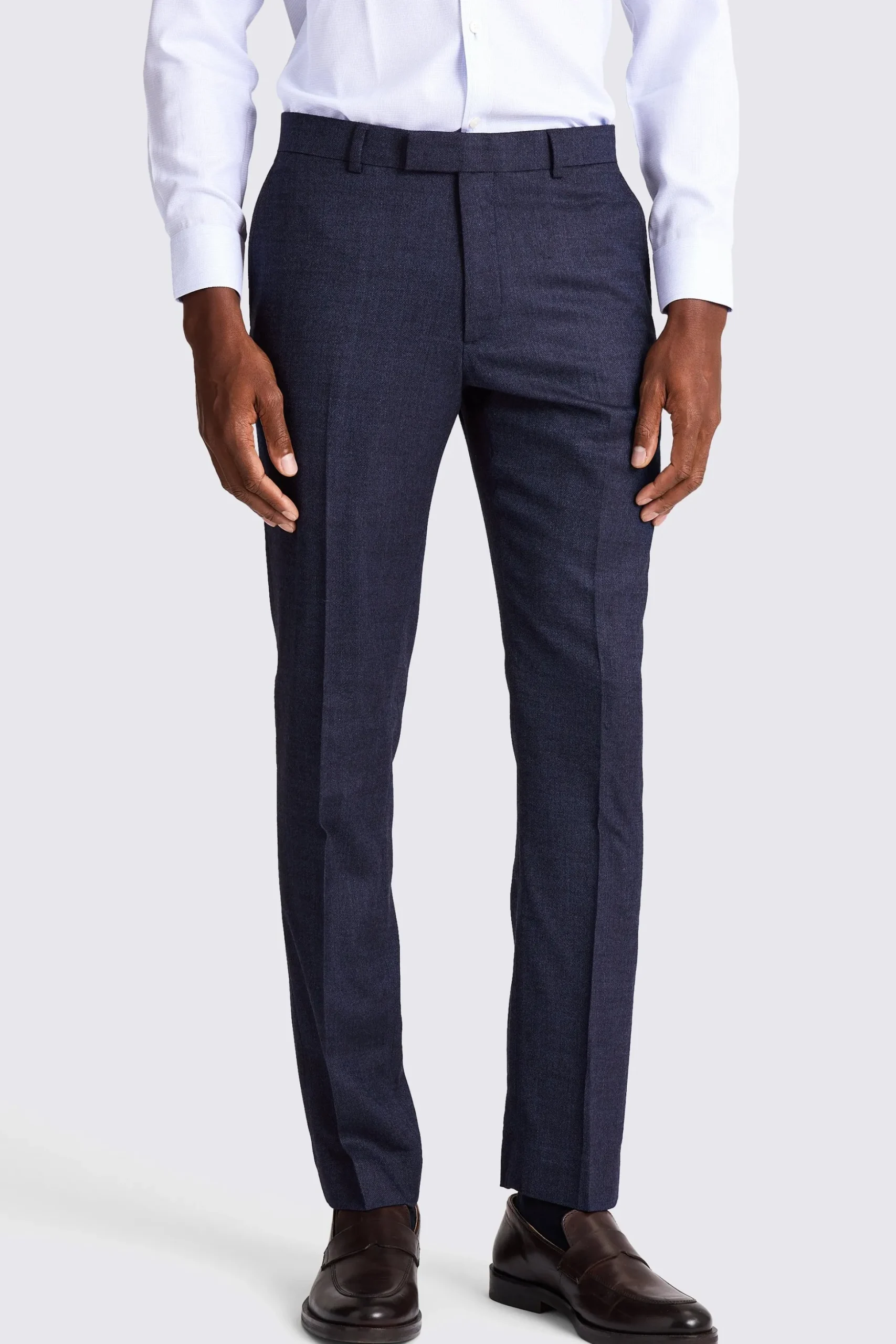 Slim Fit Blue Twisted Suit