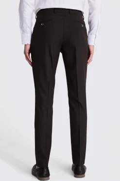 Slim Fit Brown Trousers