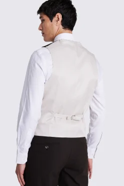 Slim Fit Brown Waistcoat