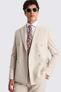 Slim Fit Camel Suit