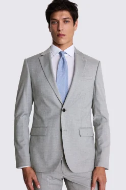Slim Fit Grey Stretch Suit