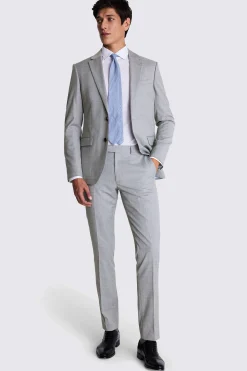 Slim Fit Grey Stretch Suit