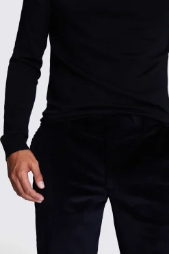 Slim Fit Ink Corduroy Trousers