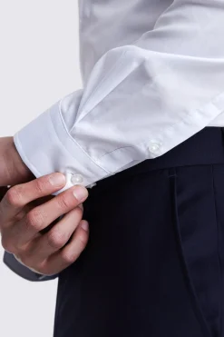 Slim Fit Light Blue Stretch Shirt
