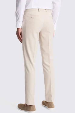 Slim Fit Light Camel Trousers