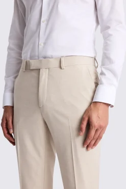 Slim Fit Light Camel Trousers