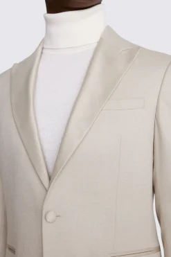 Slim Fit Light Camel Tuxedo Jacket